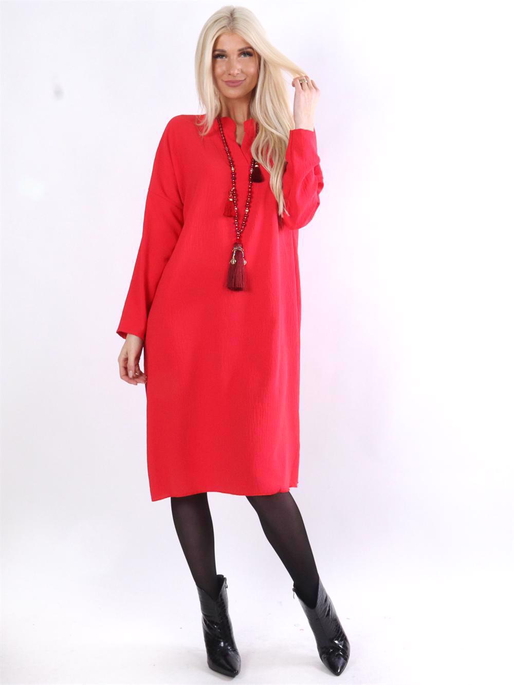 Safira - Skjortklänning i lös passform